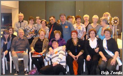 End of show gathering